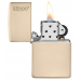 ISQUEIRO ZIPPO FLAT SAND LOGO